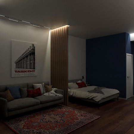 Blueloft 52 I Tashkent Apartment With Balcony Bagian luar foto