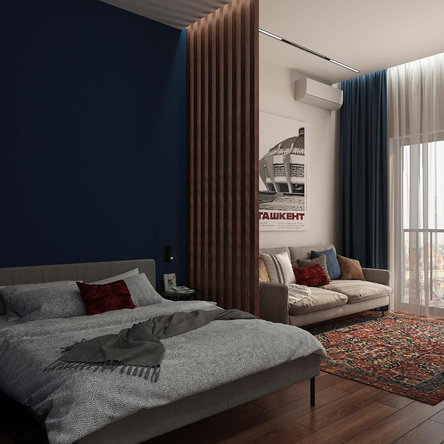 Blueloft 52 I Tashkent Apartment With Balcony Bagian luar foto