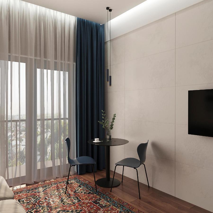 Blueloft 52 I Tashkent Apartment With Balcony Bagian luar foto
