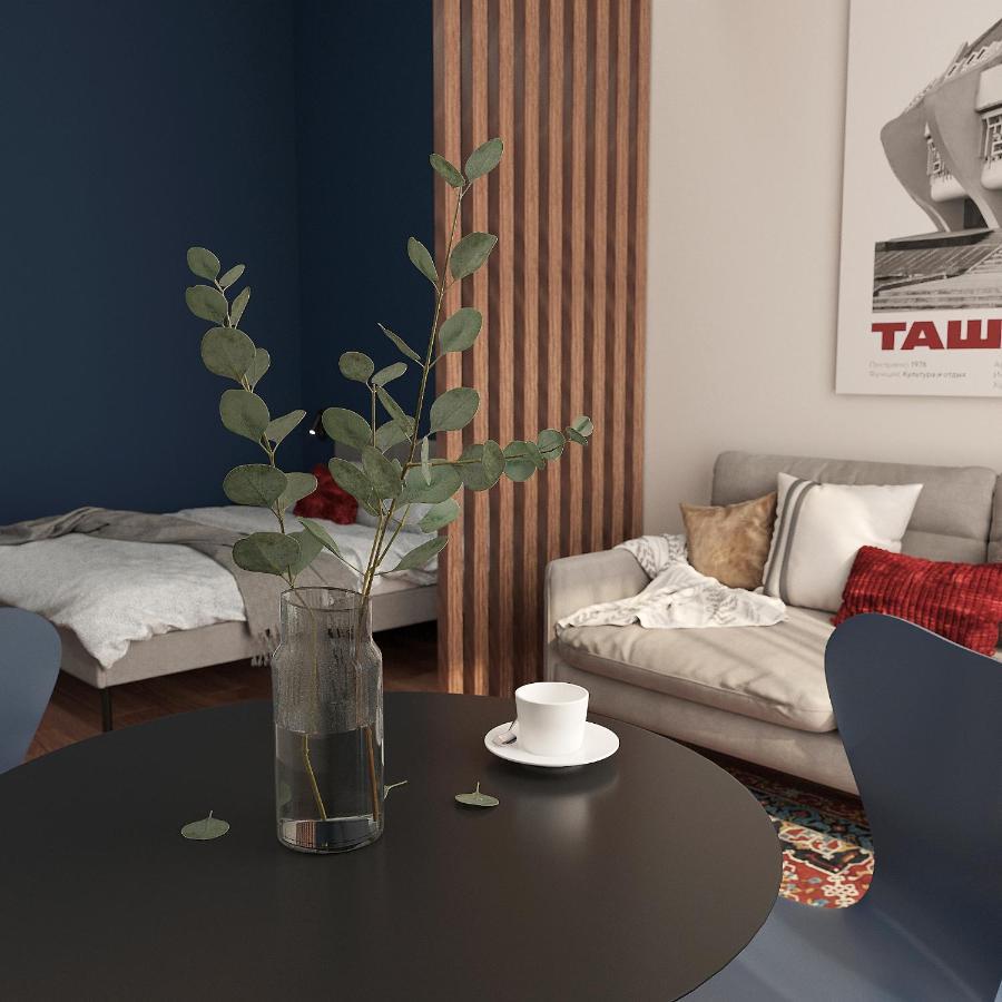 Blueloft 52 I Tashkent Apartment With Balcony Bagian luar foto