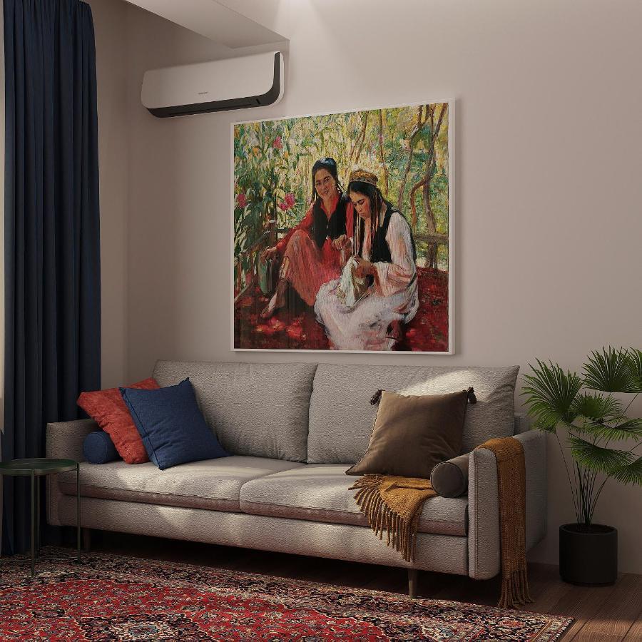 Blueloft 52 I Tashkent Apartment With Balcony Bagian luar foto