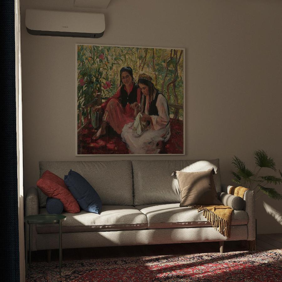 Blueloft 52 I Tashkent Apartment With Balcony Bagian luar foto